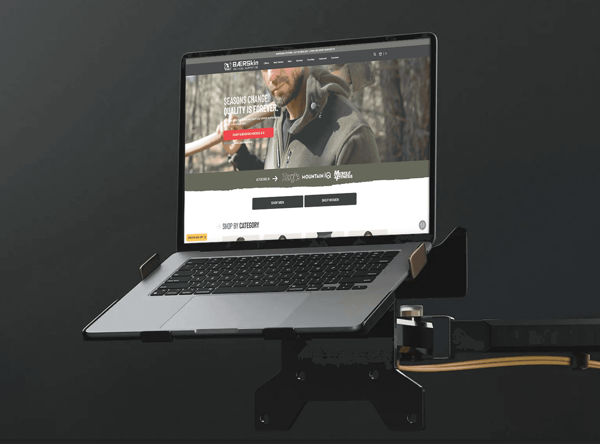 BÆRSkin Tactical e-commerce platform